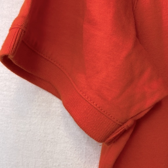 Michael Kors polo shirt NWT! Size S orange with embroidered detail on collar - Picture 7 of 9